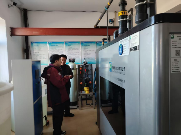 扎賚諾爾區(qū)疾控中心開(kāi)展集中式供水單位水質(zhì)消毒方式現(xiàn)場(chǎng)調(diào)查，筑牢飲水安全防線